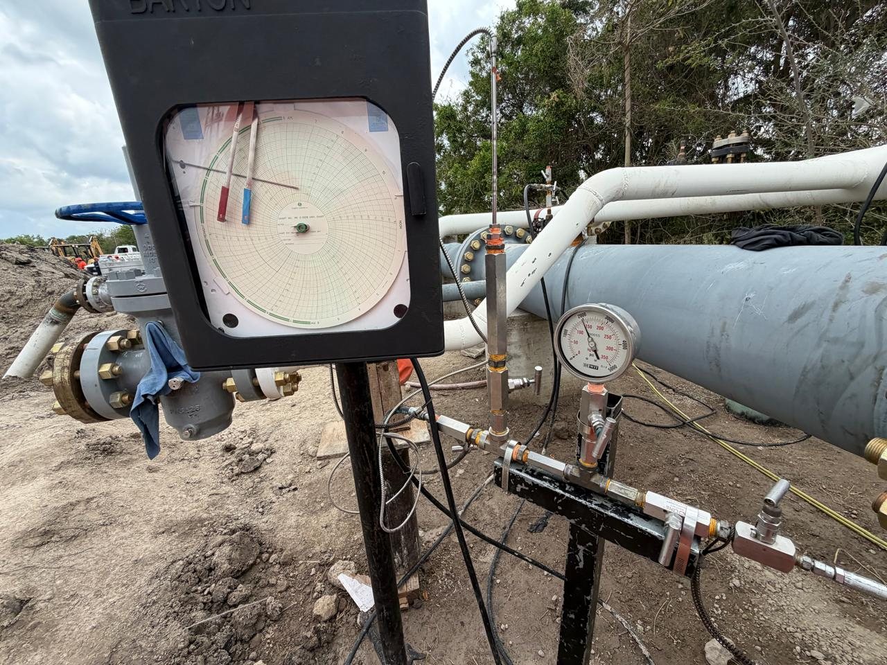 Pruebas de presión en operación industrial